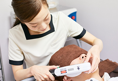 本照射（脱毛）スタート